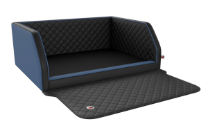 Hunde Autobett Travelmat Duo Plus 100x80 navyblack