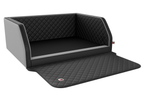 Hunde Autobett Travelmat Duo Plus 100x80 silverlineblack