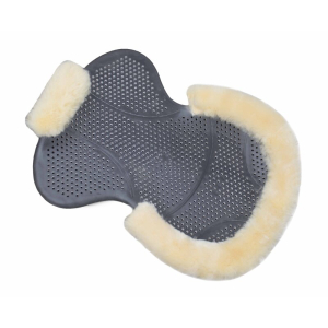 Gelpad tranparent mit Lammfell hell