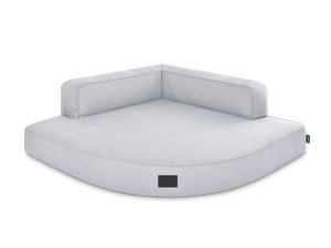 Hundebett Esquina Select+ 100x100 silber-3