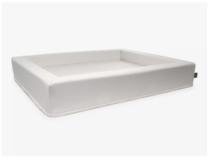 Harko Hundebett Kunstleder weiss