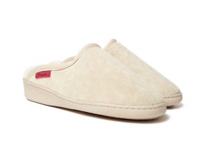 Lammfell Pantoffel Malta beige in den Größen von 35 bis 48