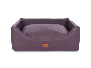 Alma Hundebett Kunstleder braun 70x50 cm-1-2