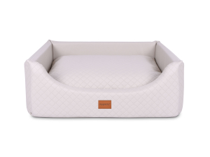 Alma Hundebett Kunstleder creme 70x50 cm
