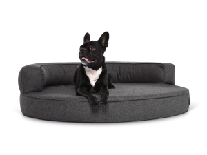 Atlanta Silverline Hundebett anthrazit 90x70 cm