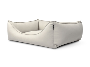 Hundebett Dreamcollection Kunstleder 130x110 cm creme-1