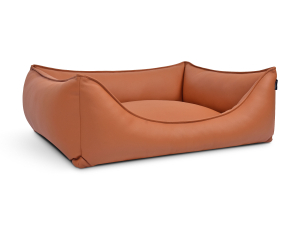 Hundebett Dreamcollection Kunstleder 130x110 cm terracotta