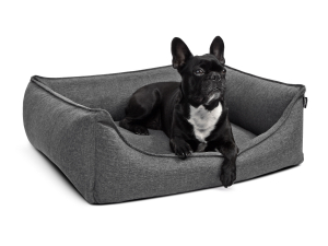 Hundebett Dreamcollection Softline 70x50 cm grau