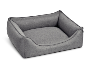 Hundebett Dreamcollection Softline 130x110 cm silber
