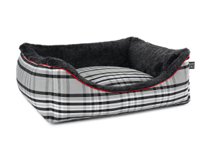 Hundebett_dreamer_checks_anthrazit