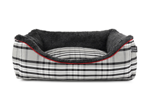 Hundebett_dreamer_checks_anthrazit