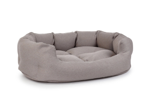 Fancy Hundebett mono graubeige
