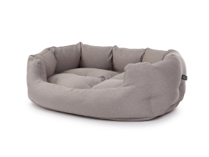 Fancy Hundebett mono graubeige