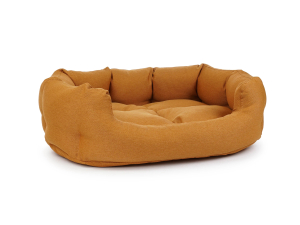 Fancy Hundebett mono senfgelb