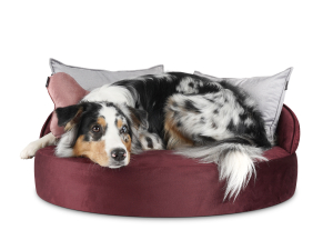 Hundebett Island Velvetline BORDEAUX Ø 70cm