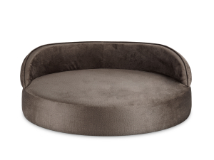 Hundebett Island Velvetline TAUPE Ø 70cm