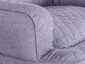 Neo Hundebett Softline silber 110x90 cm-2
