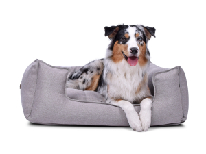 hundebett-stockholm-monoline-graubeige 70x50 cm