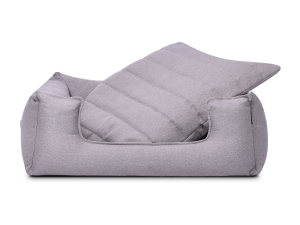 hundebett-stockholm-monoline-graubeige 70x50 cm