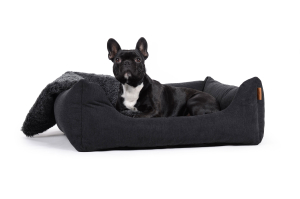 Hundebett Worldcollection Comfort 130x110 cm schwarz