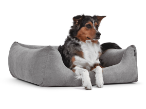 Hundebett Worldcollection Comfort 110x90 cm silber