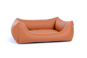 World Hundebett Kunstleder terra 130x110 cm