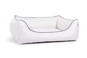 World Hundebett Kunstleder weiss 130x110 cm