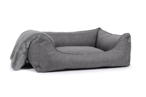 Hundebett Worldcollection Softline 70x50 cm grau