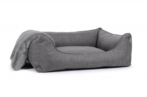 Hundebett Worldcollection Softline 110x90 cm grau