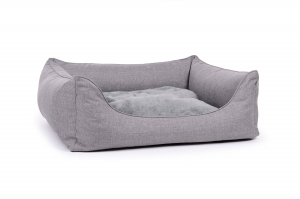 Hundebett Worldcollection Softline 110x90 cm silber