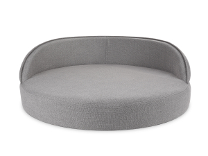 Hundebett Island Struqturo GRAU Ø 100cm-2