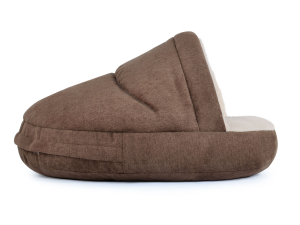 Hundebett Shell Comfort 90x90 cm braunbiskuit-1