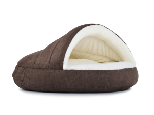 Hundebett Shell Comfort 120x120 cm braun-1