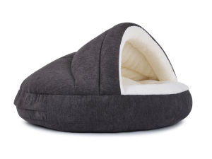 Hundebett Shell Comfort 120x120 cm grau-4