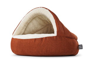 mono shell hundehöhle rostbraun