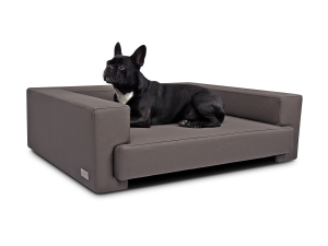 Boston Hundesofa Kunstleder TAUPE