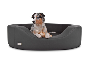 Prado Hundesofa Kunstleder grau