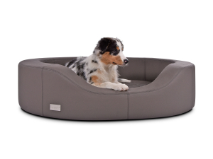 Prado Hundesofa Kunstleder taupe