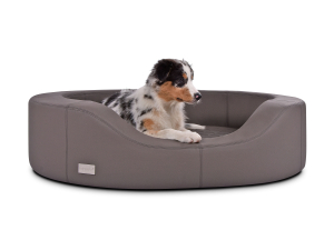 Prado Hundesofa Kunstleder taupe