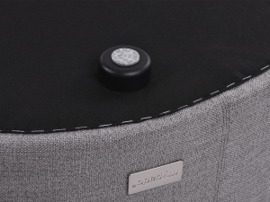 Prado Struqturo Hundesofa  90 x 70 cm grau