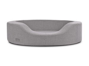 Preview: Prado Struqturo Hundesofa  90 x 70 cm silbergrau