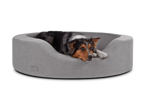 Prado Struqturo Hundesofa  105 x 85 cm silbergrau