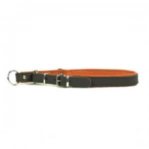Hunter Leder Hunde Dressurhalsung Flach
