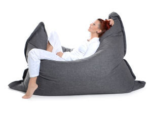 Juubag-classic-softline-Sitzsack 180x140 grau