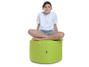 Juubag-rondo-Nylon-Sitzpouf 60cm kiwi