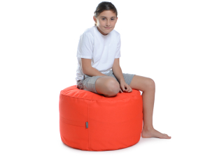 Juubag-rondo-Nylon-Sitzpouf 60cm rot