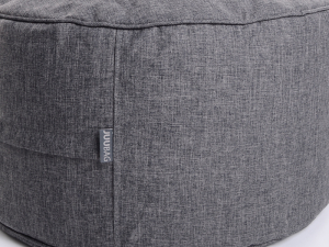 Juubag-rondo-Softline-Sitzpouf 90cm grau