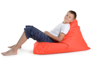 Juubag-triyang-Nylon-Sitzsack 130x100 rot