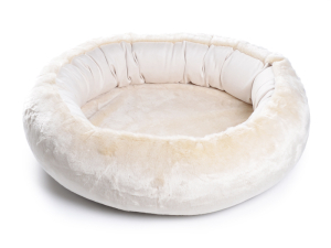 K-Nax Hundebett Fake Fur 60 cm creme