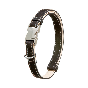 Karlie Buffalo Ultra Halsband-Schwarz-Hellbeige